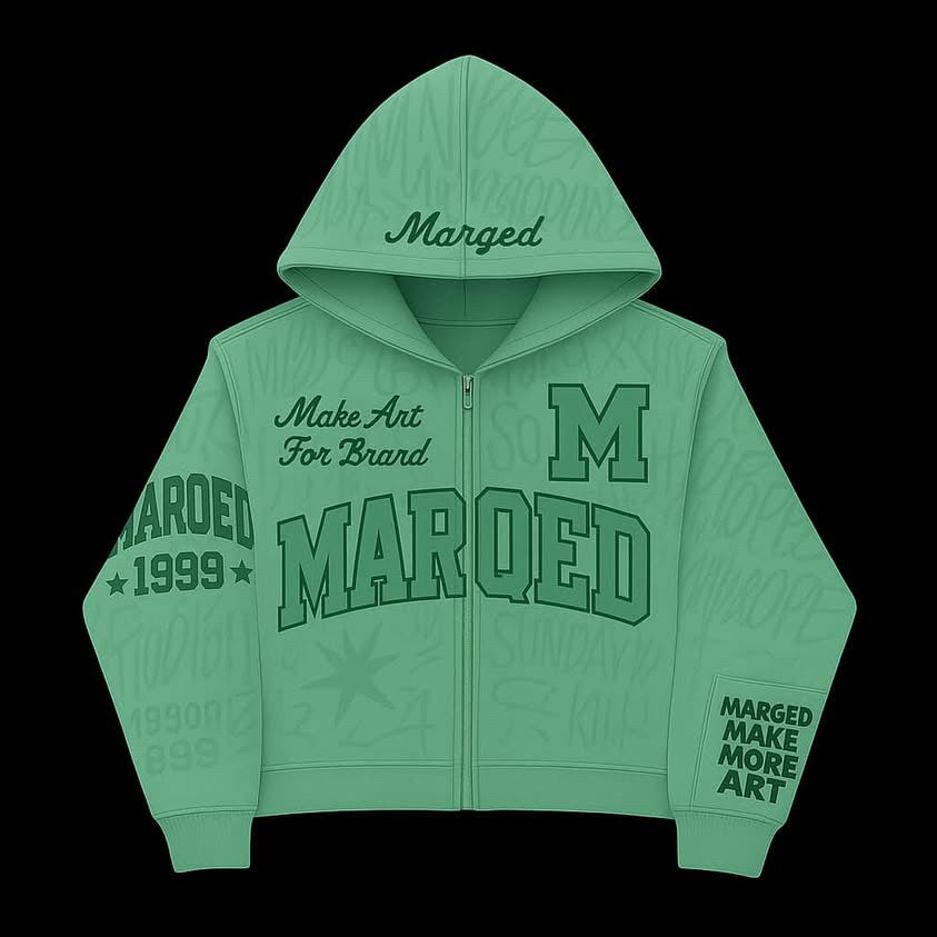 Marqed Grafitti Zip-Up