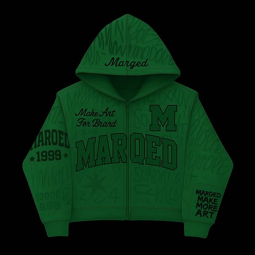 Marqed Grafitti Zip-Up