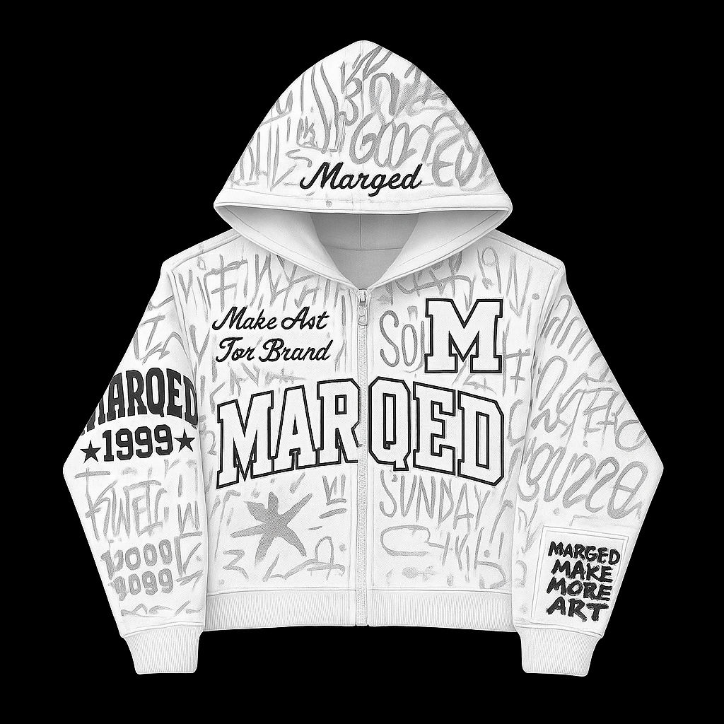 Marqed Grafitti Zip-Up