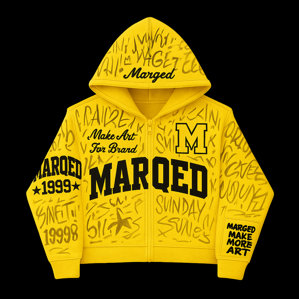 Marqed Grafitti Zip-Up