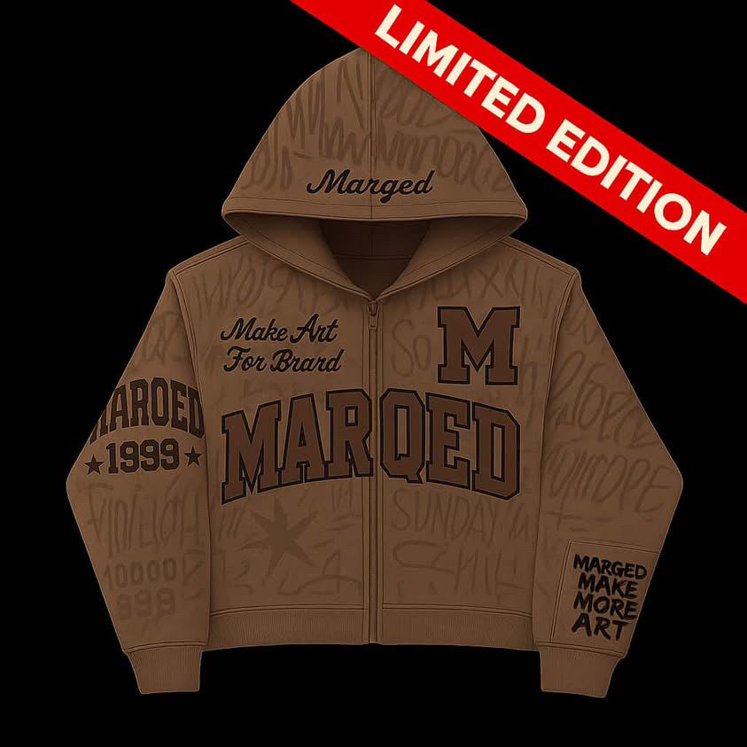Marqed Grafitti Zip-Up