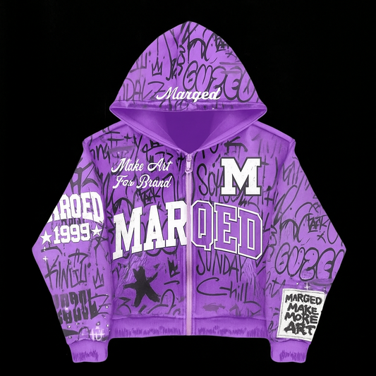 Marqed Grafitti Zip-Up