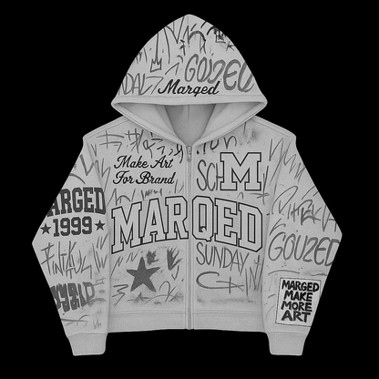 MARQED 'graffiti' ZIP-UP