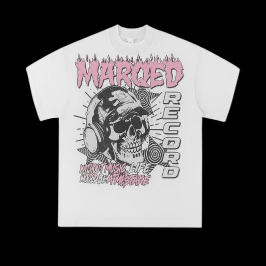 Marqed “without music” tee